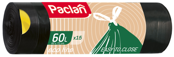Изображение Мешки для мусора 60л Паклан био эко лайн СеДо сп м/у, 15 шт