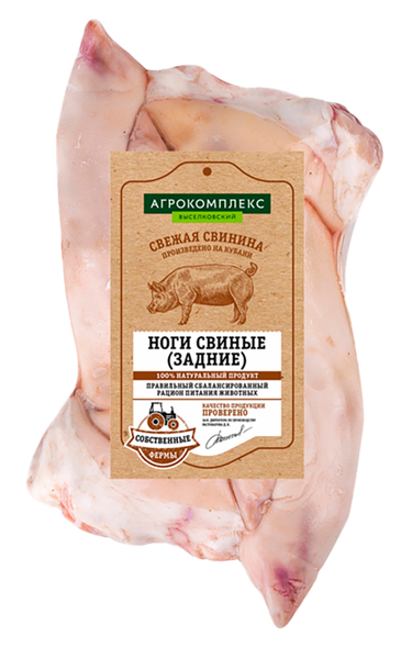 Изображение Субпродукты охлажденные Агрокомплекс ноги свиные передние Агрокомплекс в/у 