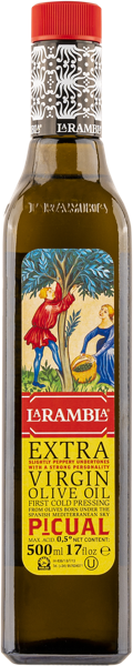 Изображение Масло оливковое 0,5% Ла Рамбла из Каталонии e.v. пикуаль Ла Рамбла с/б, 500 мл