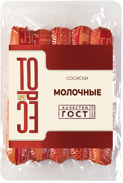 Изображение Сосиски вареные Торес молочные Торес фирма мгс, 350 г