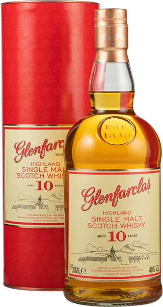 Изображение Виски односолодовый Гленфарклас спейсайд 10 лет Гленфарклас с/б, 0,7 л