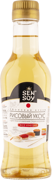 Изображение Уксус рисовый Сэн Сой светлый Состра с/б, 220 мл