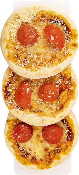 Изображение Мини-пицца замороженная Маргарита на томатном соусе с Пармезаном и Моцареллой СП ТАБРИС карт/уп, 225