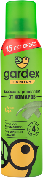 Изображение Аэрозоль от комаров Гардекс фемели Юпеко ж/б, 150 мл
