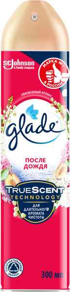 Изображение Освежитель воздуха Глейд после дождя Эс Си Джонсон ж/б, 300 мл