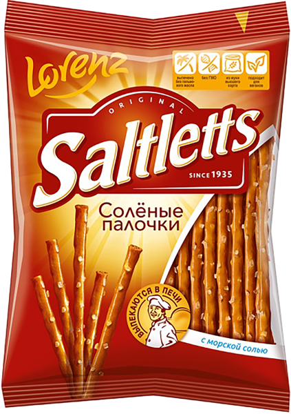 Изображение Соломка соленая Лоренц классическая Лоренц м/у, 75 г