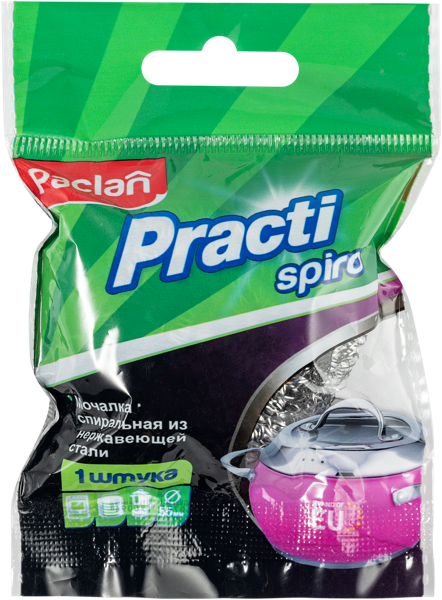 Изображение Губка для посуды Паклан практи спиро металл СеДо сп м/у, 1 шт