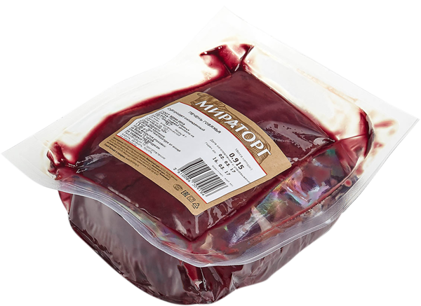 Изображение Субпродукты охлаждённые Мираторг печень говяжья Мираторг ТК в/у 