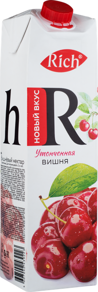 Изображение Нектар с мякотью Рич вишня Мултон т/п, 1 л