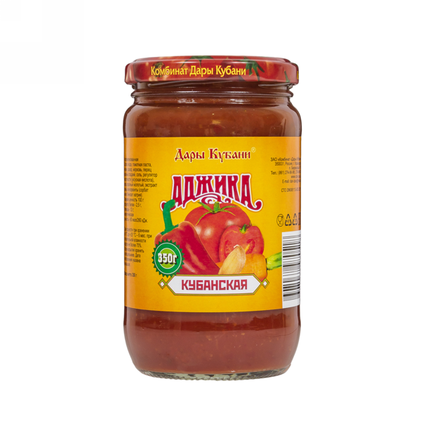 Изображение Аджика Дары Кубани кубанская Дары Кубани с/б, 350 г