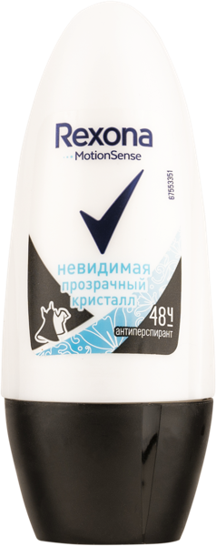 Изображение Антиперспирант шар женский Рексона прозрачный кристалл Юнилевер п/у, 50 мл