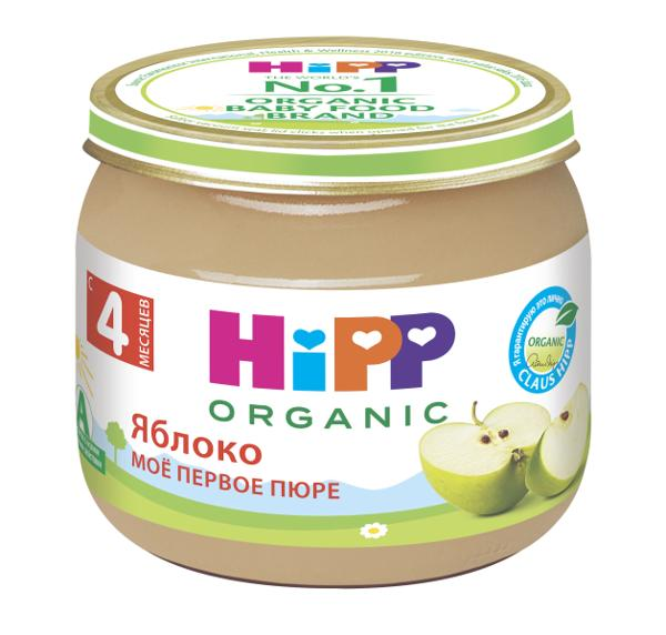 Изображение Пюре фруктовое с 4 мес Хипп Био яблоко Хипп с/б, 80 г