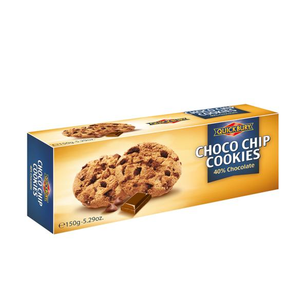 Изображение Печенье Квикбери с кусочками шоколада Квикбери кор, 150 г