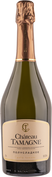 Изображение Вино игристое белое п/сл Шато Тамань ЗГУ Кубань Вино с/б, 0,75 л