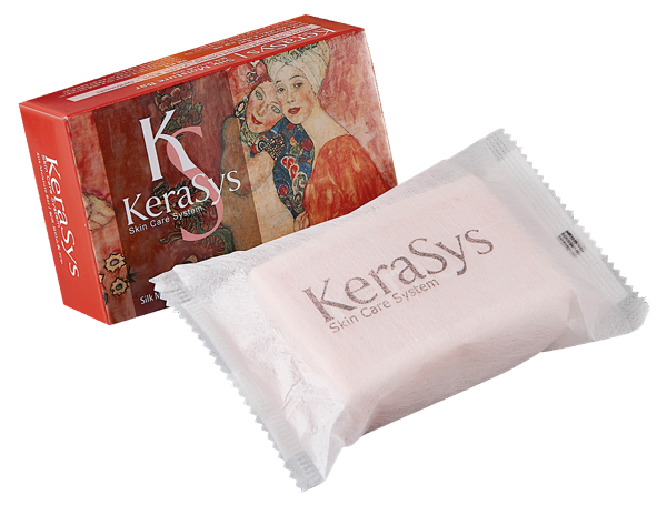 Изображение Мыло туалетное Керасис силк моисте Экён к/у, 100 г