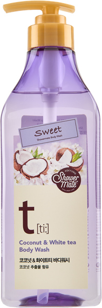 Изображение Гель для душа Керасис шауэр мэйт кокос белый чай Экён п/у, 550 мл