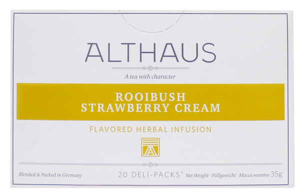 Изображение Чай ройбуш в пакетиках Альтхаус ванильный Хансеатик Ти кор, 20*1,75 г