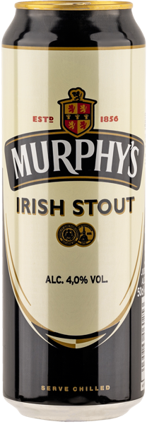 Изображение Пиво темное Стаут 4,0% Мерфис айриш стаут Мерфис бревери ж/б, 0,5 л