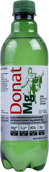 Изображение Мин вода газ рН 6,2-7,0 Донат лечебная Колинска п/б, 0,5 л