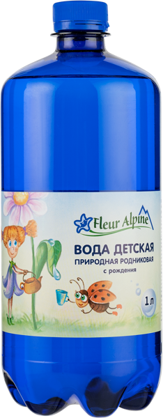 Изображение Вода для детей Флер Альпин родниковая с рождения Вассерфервертунгс ГмбХ п/б, 1 л