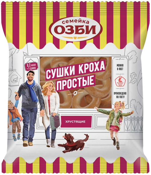 Изображение Сушки пшеничные ОЗБИ кроха простые ОЗБИ м/у, 200 г