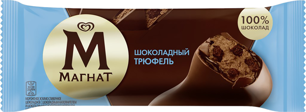 Изображение Мороженое сливочное эскимо Магнат шоколадный трюфель Инмарко м/у, 67 г
