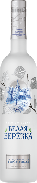 Изображение Водка Спирт Люкс 40% Белая Березка Омсквинпром с/б, 0,5 л