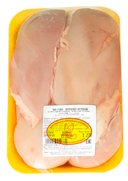 Изображение Птица охлажденная Курица КФХ Лычкин филе грудки ИП Лычкин А.В. лоток 
