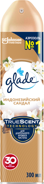 Изображение Освежитель воздуха Глейд индонезийский сандал Эс Си Джонсон ж/б, 300 мл