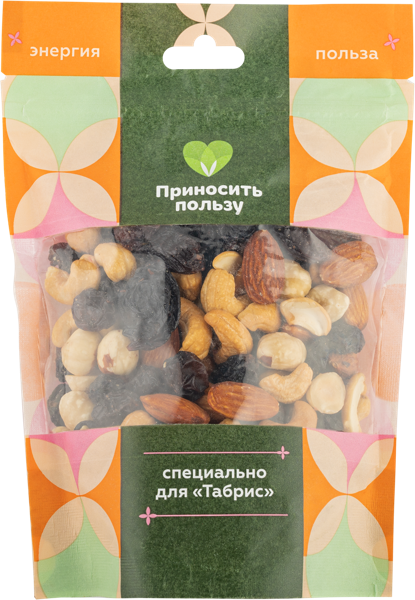 Изображение Смесь фасованная Орехи изюм жареные Комсервис м/у 