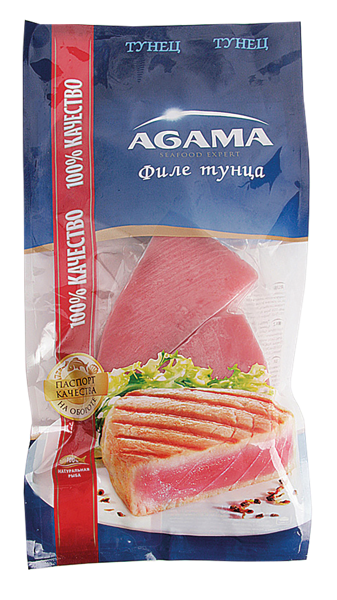 Изображение Рыба замороженная Агама тунец филе Агама м/у, 400 г