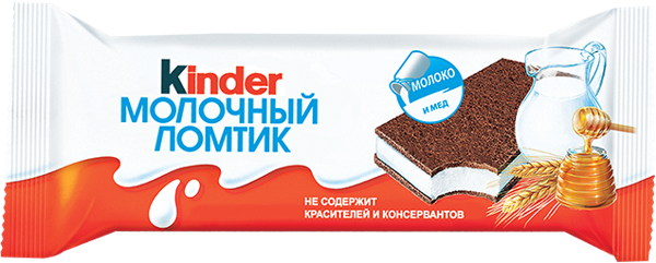 Изображение Пирожное бисквитное Киндер молочный ломтик Ферреро м/у, 28 г