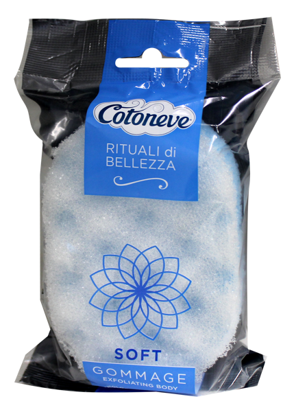 Изображение Губка для тела Котонев овал массажный слой Сисма м/у, 1 шт