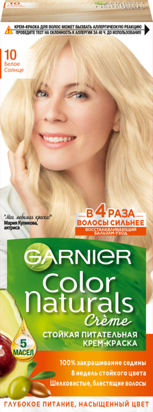 Изображение Краска для волос Колор нэйчралс белое солнце №10 Лореаль к/у, 1 шт