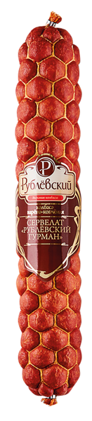 Изображение Колбаса варено-копченая в/с Рублевский ТД сервелат гурман Рублевский МПЗ в/у 