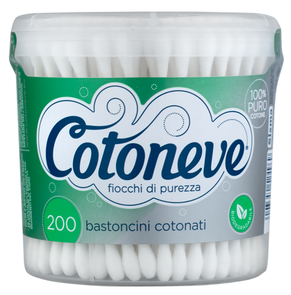 Изображение Ватные палочки 100% хлопок Котонев БИО Сисма п/у, 200 шт