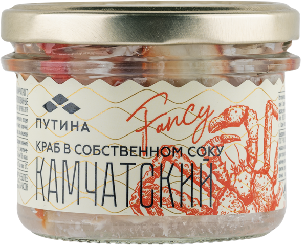 Изображение Морепродукты консервир. Роял Краб мясо краба фенси Путина ООО с/б, 210 г