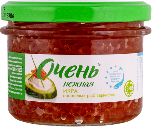 Изображение Икра лососевая Очень нежная Путина ООО с/б, 220 г