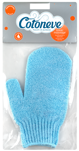 Изображение Мочалка для тела перчатка Котонев массажная цветная Сисма м/у, 1 шт