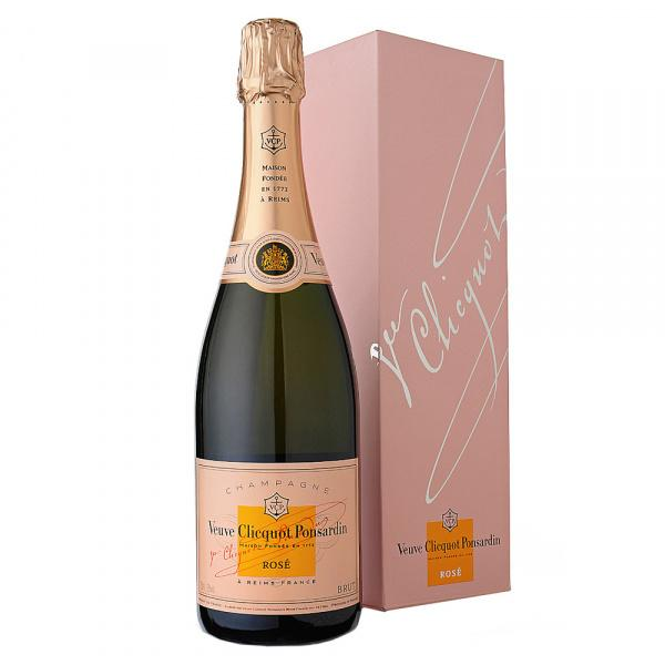 Изображение Шампанское розовое брют Вдова Клико Кюве пино нуар купаж Клико Понсардин , 0,75 л