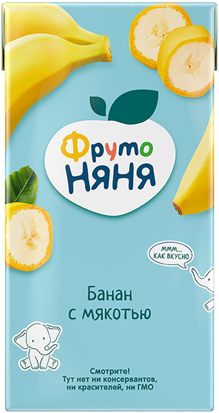 Изображение Нектар с 3 лет Фрутоняня банан Прогресс т/п, 500 мл