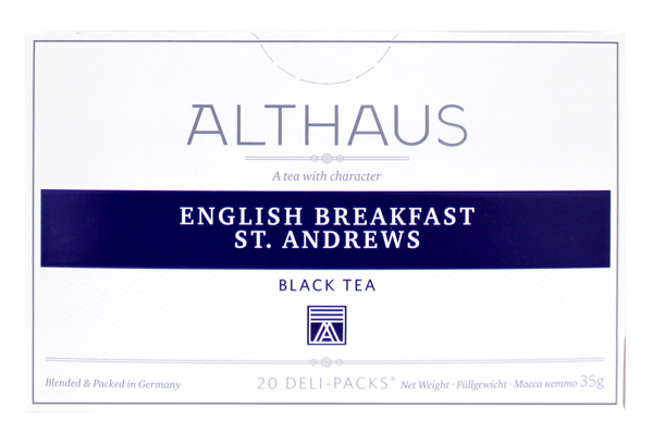 Изображение Чай черный в пакетиках Альтхаус английский завтрак Хансеатик Ти кор, 20*1,75 г