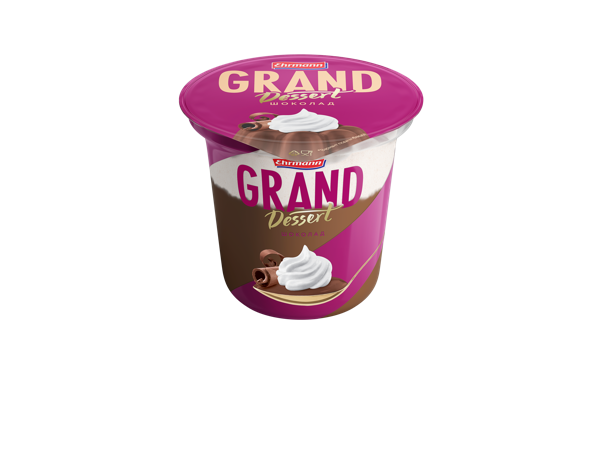Изображение Десерт 5,2% со взбитыми сливками Эрманн Гранд десерт шоколад Эрманн п/б, 200 г