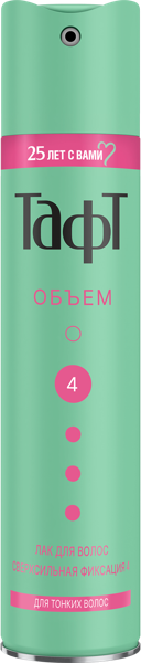 Изображение Лак для волос фикс №4 Тафт воздушный объем сверхфикс Шварцкопф ж/б, 225 мл