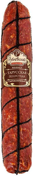 Изображение Колбаса сырокопченая Рублевский ТД тарусская полусухая Москворецкий МПЗ  