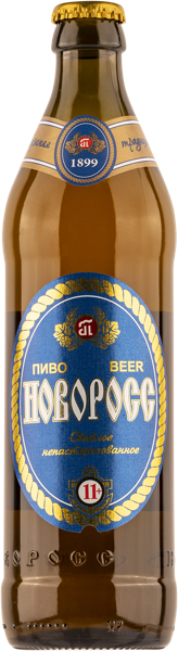 Изображение Пиво светлое Лагер 4,0% Новороссийское новоросс 11 ПИНО Новороссийск с/б, 0,5 л