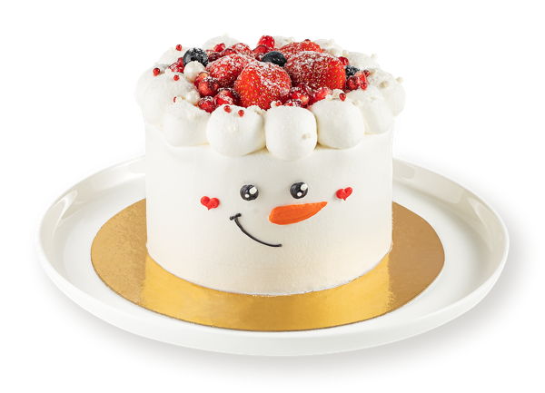 Изображение Торт бисквитный Зимний с апельсином и шоколадом СП ТАБРИС кор 