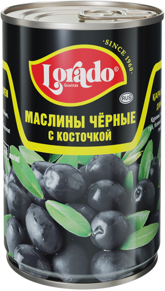 Изображение Маслины с косточкой Лорадо Асенорка ж/б, 314 мл