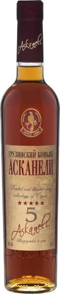 Изображение Коньяк 5 лет 40% Братья Асканели Братья Асканели с/б, 0,5 л