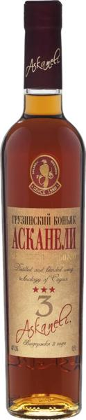 Изображение Коньяк 3 года 40% Братья Асканели Братья Асканели с/б, 0,5 л
